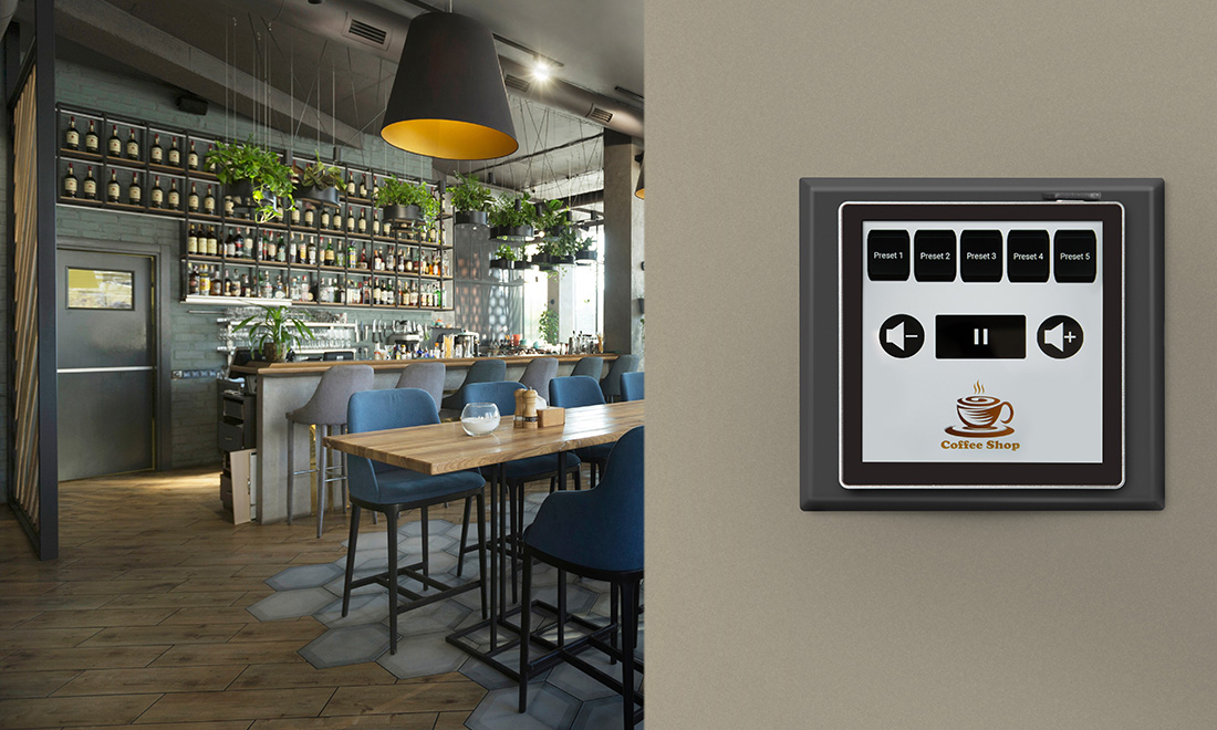 CP200 Front in Restaurant CP200 in a restaurant